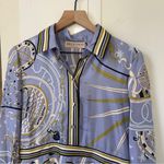 Emilio Pucci NWT Esperidi Print Shirtdress Midi Dress Periwinkle Blue / Purple Photo 5