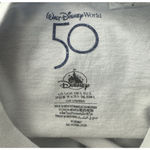 Disney  Shirt Womens Small White Blue Dip Dye 2021 50th Anniversary AP Passholder Photo 6