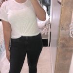 True Craft size small white knit front T-shirt Photo 1