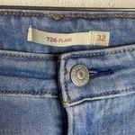 Levi's Levi’s726 Flare Jeans Women’s Size 32x32 Lightwash Distressed Western Photo 4