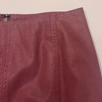 Free People Vegan Suede Modern Femme Mini Skirt in Pressed Pink Flowers Size 4 Photo 7