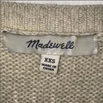 Madewell  XXS Tan Riverside Textured Crewneck Sweater Photo 3
