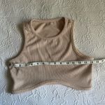 Cream Womens Ribbed Skirt Set Tan Photo 5