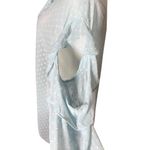 Libby Edelman NEW  Womens XL Blue Swiss Dot Blouse Cold Sholder Summer top Boho Photo 11