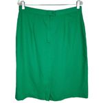 Adolfo  International Vintage Pencil Skirt 16 Emerald Green Retro New Photo 2