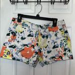 Gap  Floral Chino‎ Shorts Size 6 Photo 1