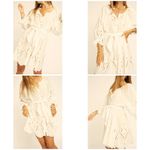 Natalie Martin 💕💕 Alex Short Dress Tangier Border Embroidered Salt Medium M NWT Photo 9