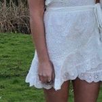 Princess Polly White Lace Mini Dress Photo 0