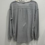 Wishlist Light Gray Casual Button Down Shirt Photo 4
