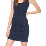 Guess  Sofia Dark Blue Denim Mini‎ Dress Size M Photo 0