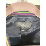 Talbots  Blazer Womens 6P Rainbow Striped Button Jacket Long Sleeve Work Casual Photo 4