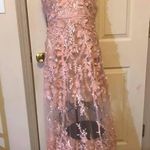 Gianni Bini Size 4 Pink Gown Photo 0