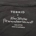 Torrid  Black Short Sleeve Choose Love Tee Shirt Women’s 2XL Photo 1