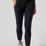 Athleta  Black Cabo Linen Joggers Size 0 Photo 0