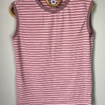 Gap Pink & Maroon Striped Tank Top Women's Large Photo 0