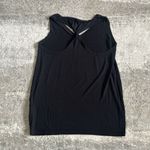 Beyond Yoga Beyond the Bump Yoga Tank Top Women Small Maternity Twisted Racerback Soft Black Photo 3