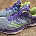 Saucony  Freedom Running Shoes Sneakers Purple Mint Green Size 8.5 Photo 0
