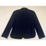 Vintage Lord & Taylor Women Embroidered Wool Blazer Knot buttons Size 14 Black Photo 1