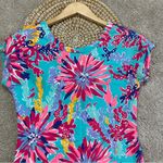 Lilly Pulitzer  Women’s Trippin & Sippin Anastasia Shirt Dress in Aqua Size S Photo 4