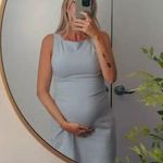 Reformation  Mayve Knit Dress in Blue Size X-Large Photo 2