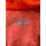 Head ‎ Orange Cowl Neck Sweatshirt, Size Small Photo 3