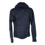 Lululemon Athletica Black Gray Hooded Scuba Jacket Photo 1
