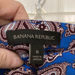 Banana Republic  Blue Paisley Chino Shorts Photo 1