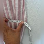 Rails || Angelina Linen Blend Smocked Mini Dress Rose Stripe Pink White Medium Photo 2