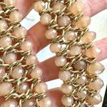 Ny Collection Peach gold tone choker necklace Photo 5