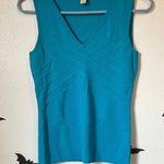 Boston Proper nylon stretchy blue tank Photo 7