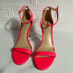 Jessica Simpson  coral pink strappy Barbie heels ✨sz 8! Like-new condition! Photo 1