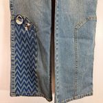 Akademiks AKDMKS Y2K Denim Patchwork Graffiti Coveralls Jumpsuit Flightsuit HipHop Belted Photo 3