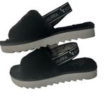 Koolaburra by UGG Women's Fuzz Oh Black Faux Fur Slip Photo 7