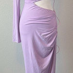 Day & Night  Asymmetric Ruched Cut Out Dress Lavender Estimated Size Small Photo 0