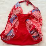 Red Carter  One‎ Piece Tropical Leaf Design Size Medium Photo 5