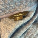 Eddie Bauer  Ladies Quilted Half Zip Pullover Heathered Colony Blue Size M #109 Photo 5