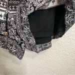 Depri Boho Black White Elephant Off the Shoulder Romper, Sz Medium Photo 4