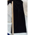 Soft Surroundings Veletta Velvet Pants Women's M Black Wide Leg Stretch Photo 6