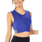 Fabletics Pia Powertouch Light Front Twist Cropped Tank Top NWT Photo 0