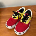 Vans Authentic Era Rally Skate Shoe Red Yellow Blue Black Rasta Skate Sneaker W8 Photo 1