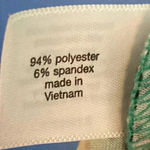 Lane Bryant WO SIZE 26/28 SHORT SLEEVE SOFT FLOWY TOP KELLY GREEN GEO DESIGN Photo 10