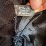 Michael Kors Jet Set Travel Tote Bag Black Saffiano Leather Silver Photo 11