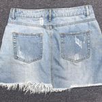 Forever 21 mini skirt with pink zipper Photo 5