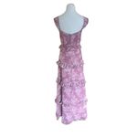 Revelry Sloane Chiffon Floral Dress Size 4 Bridesmaid Wedding Guest Tiered Photo 5