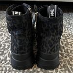 P448 . Denise platform leopard lace up boots Photo 7