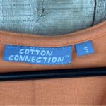 Cotton Connection Vintage Small Orange Crewneck Sleeveless Dress With Po… Photo 4
