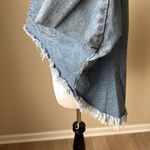 Boom Boom Jeans BBJ High Low Distressed Denim Jacket Photo 3