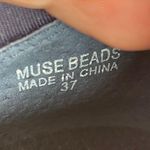 Ash 
MIDNIGHT 'MUSE BEADS' EMBELLISHED
LACE AND SATIN SNEAKERS 37/7 Photo 12