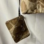 Nine West SHOULDER PURSE ATTACHED SMALL PURSE MAKEUP BAG ABSTRACT FLORAL DESIGN Photo 15