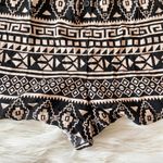 Forever 21 Black Tan Tribal Strappy Back Tumbler Girl Playsuit Sz S Photo 29